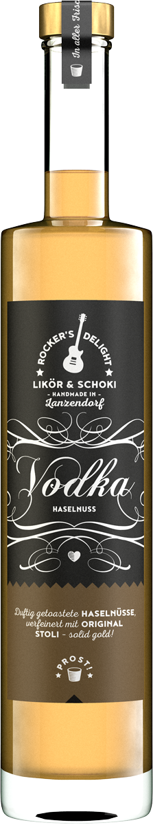 Vodka Haselnuss Flasche